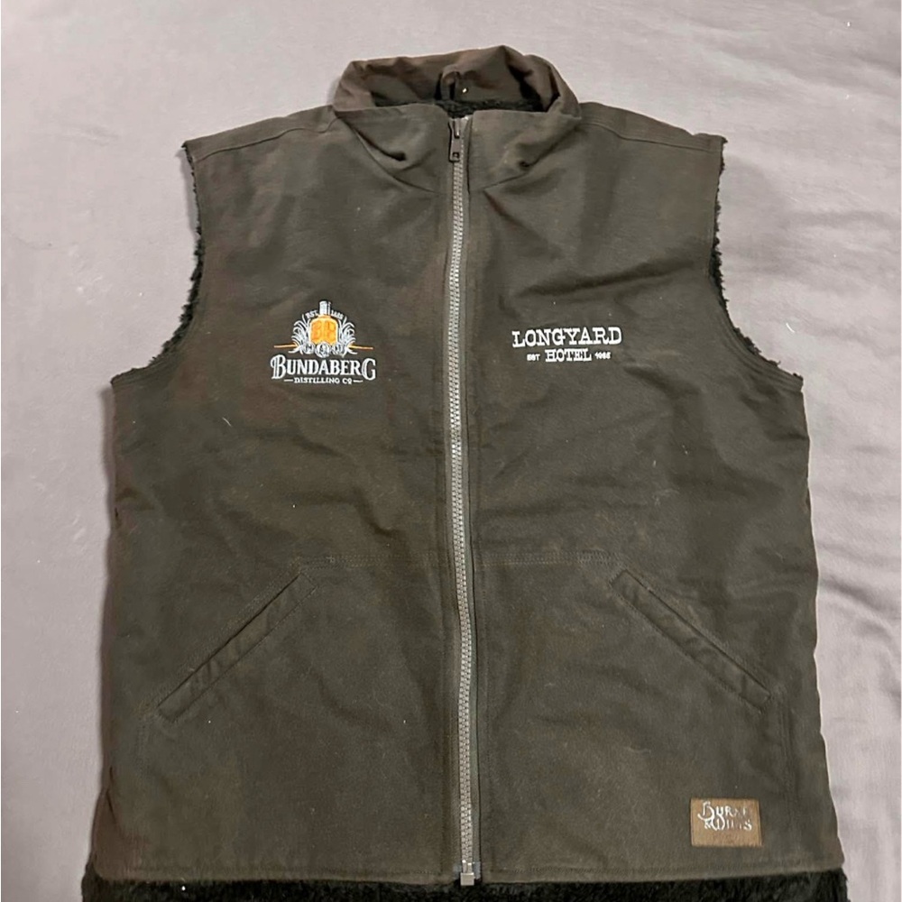 Australian Oil Skin Sherpa Lined Vest